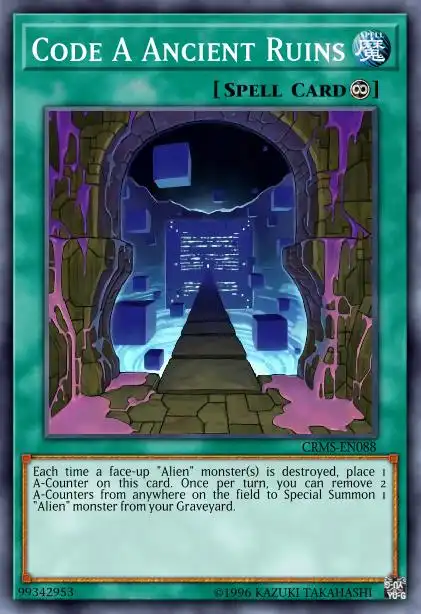 Edison Rulings for Code A Ancient Ruins